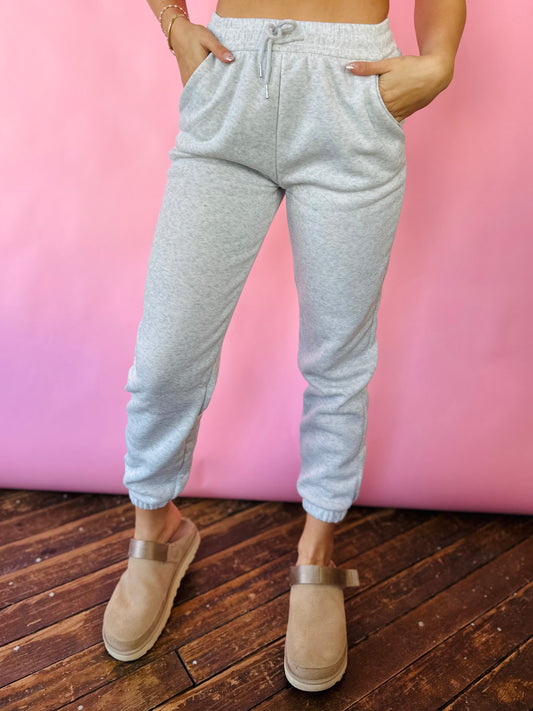 GREY LIGHTWEIGHT SWEATPANTS