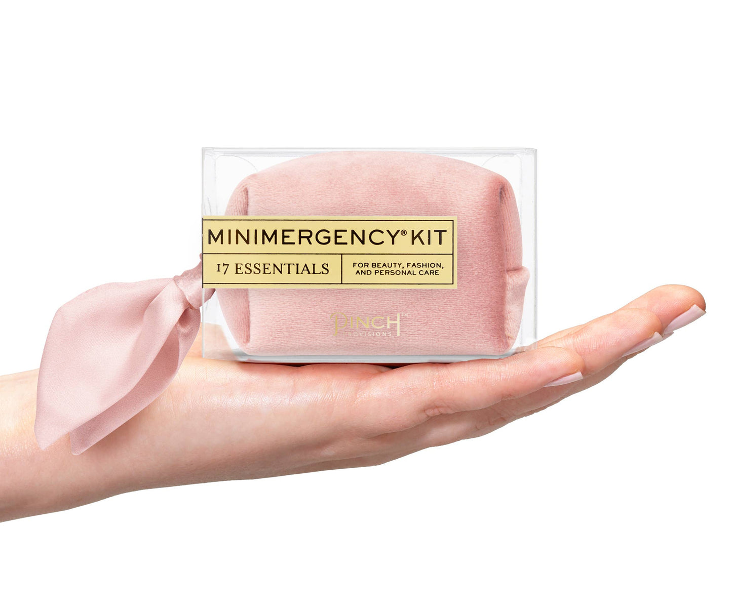 Blush Velvet Scarf Minimergency Kit