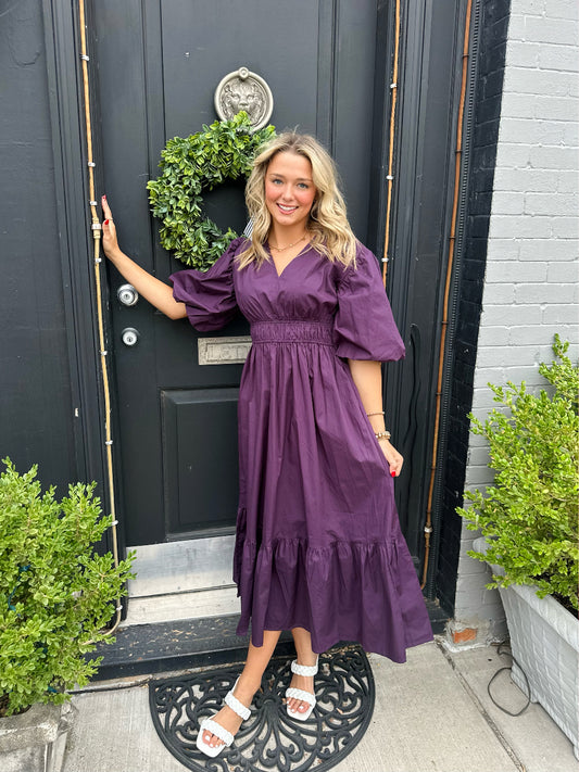 DEEP PURPLE MAXI DRESS