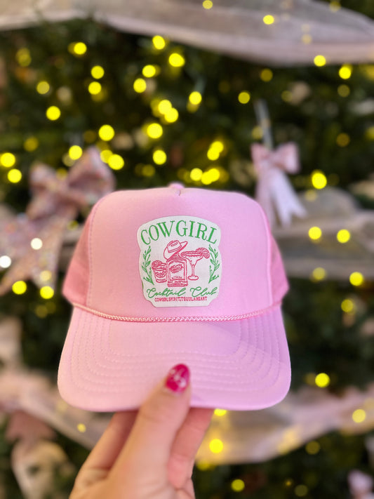 COWGIRL COCKTAIL CLUB TRUCKER HAT